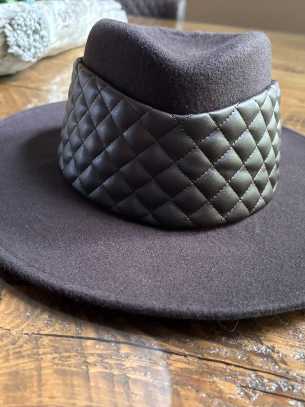 Eric Javits Quilty Fedora Hat, NWT - Picture 5 of 9
